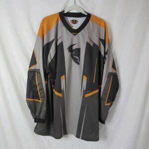 Thor Racing Motocross Jersey Phase 0 Series #2006 Gray Orange Adult Size XXL